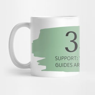 333 Angel Number green Mug